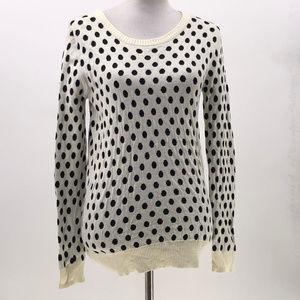 41 hawthorn polka dot sweater sz S Small